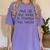 Graduation For Her Daughter 2019 Doctor Nursing Shirt Women's Comfort Colors T-Shirt Violet