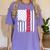 Graduation High School College Flag Graduate T Shirt 2018 Women's Comfort Colors T-Shirt Violet