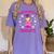 Graduation Kindergarten Last Day Of School Shirt Girls Women's Comfort Colors T-Shirt Violet