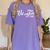 Graduation For New Vet Techs Established 2019 Women's Comfort Colors T-Shirt Violet