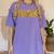 Graduation Party SEN18R Senior 2018 High School T-Shirt Women's Comfort Colors T-Shirt Violet
