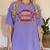 Graduation Proud Mom Of 8th Grade Graduate Women's Comfort Colors T-Shirt Violet