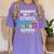 Graduation Shirt For 5th Grader Goodbye Hello Middle School Women's Comfort Colors T-Shirt Violet