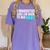 Graduation Shirt For Him Her Can I Go Back To Bed Women's Comfort Colors T-Shirt Violet