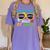 Graduation Shirt Goodbye Kindergarten Hello 1st Grade School Women's Comfort Colors T-Shirt Violet