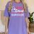 Graduation Shirt For Nurses Nursing School Survivor Tee Women's Comfort Colors T-Shirt Violet