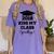 Graduation T Shirt Kiss My Class 2018 Goodbye Women's Comfort Colors T-Shirt Violet