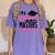 Graduation T Shirt For Mom Mother With A Master's Degree Tee Women's Comfort Colors T-Shirt Violet