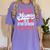 Graduation T Shirt For Mom Proud Mama Of 2018 Senior Tee Women's Comfort Colors T-Shirt Violet