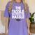 Graduation The Tassle Was Worth The Hassle T-Shirt Women's Comfort Colors T-Shirt Violet