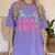 Graduation Tee This Is My Prom Dress 2021 Graduate Women's Comfort Colors T-Shirt Violet