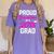 Grandma Graduation Shirt 2018 High School College Grad Women's Comfort Colors T-Shirt Violet