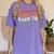 Groovy I Graduated Can I Go Back To Bed Now Graduation Women's Comfort Colors T-Shirt Violet