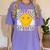 Groovy Next Stop 2nd Grade 1st Grade Graduation 2025 Premium Women's Comfort Colors T-Shirt Violet