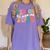 Groovy Senior Class Of 2026 My Last First Day Graduation 26 Women's Comfort Colors T-Shirt Violet
