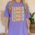 Groovy Senior Graduation Cute Groovy Senior Class Of 2024 Women's Comfort Colors T-Shirt Violet