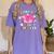 Happy Last Day Of School Coquette Bow Graduation Girls Kids Women's Comfort Colors T-Shirt Violet