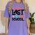 Happy Last Day Of School Kids Teacher Student Graduation Women's Comfort Colors T-Shirt Violet