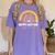HAPPY LAST OF DAY SCHOOL Rainbow Teacher Student Graduation Women's Comfort Colors T-Shirt Violet