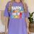 Happy Last Day Of School Teacher Kids Boys Girls Graduation Women's Comfort Colors T-Shirt Violet