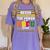 HBCU Grad Historically College Graduation Women's Comfort Colors T-Shirt Violet