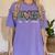 High School Class Of 1965 Shirt Graduation Class Reunion Women's Comfort Colors T-Shirt Violet