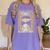 High School Graduate Queen Class Of 2021 Graduation Women's Comfort Colors T-Shirt Violet