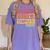 High School Level Complete Class Of 2024 Senior Graduation Women's Comfort Colors T-Shirt Violet