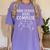 High School Level Complete Graduation Tee T-Shirt Women's Comfort Colors T-Shirt Violet