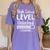High School Level Unlocked Gamer Graduation Apparel Women's Comfort Colors T-Shirt Violet