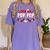 Hockey Senior Pop Pop Graduation Class Of 2026 Kids Women's Comfort Colors T-Shirt Violet