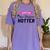 Hotter By One Degree Class Of 2018 Graduation T-Shirt Women's Comfort Colors T-Shirt Violet