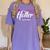Hotter By One Degree Shirt Graduation For Her Women's Comfort Colors T-Shirt Violet