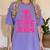 I'm Done Class Of 2024 Pink Girls Women Graduation Women's Comfort Colors T-Shirt Violet