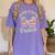 I'm Here To Watch My Dad Graduated 2025 Graduation Women's Comfort Colors T-Shirt Violet