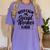 Keep Calm The Social Worker Is Here Graduation Work Job Women's Comfort Colors T-Shirt Violet