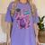 Kids Dabbing T Rex Graduation Kindergarten Class Of 2019 Women's Comfort Colors T-Shirt Violet