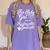 Kids Girls Kindergarten Graduation Outfit Women's Comfort Colors T-Shirt Violet