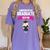 Kids Kindergarten Graduate 2018 Graduation Girls Women's Comfort Colors T-Shirt Violet