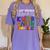 Kids Kindergarten Graduation Class Of 2021 Shirt I Just Graduated Women's Comfort Colors T-Shirt Violet