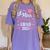 Kids Little Miss Pre-K Grad 2025 Preschool Girls Prek Graduation Women's Comfort Colors T-Shirt Violet