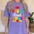 Kids Pre-K Grad 2025 Preschool Graduation 2025 Women's Comfort Colors T-Shirt Violet
