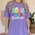 Kids Pre-K Graduate 2025 Preschool Graduation Class Of 2025 Kids Women's Comfort Colors T-Shirt Violet