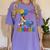 Kids Pre-K Graduate Dinosaur T-Rex Pre Kindergarten Graduation Women's Comfort Colors T-Shirt Violet