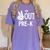 Kids Pre-K Graduation Kids Toddlers Women's Comfort Colors T-Shirt Violet