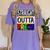 Kids Straight Outta Pre-K Graduation Women's Comfort Colors T-Shirt Violet