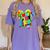 Kids Teens Graduation I Heart My Teachers I Love My Teachers Women's Comfort Colors T-Shirt Violet