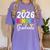 Kindergarten Graduate 2026 Preschool Graduation Kid Boy Girl Women's Comfort Colors T-Shirt Violet