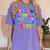 Kindergarten Graduate Kindergarten Class Of 2026 Graduation Women's Comfort Colors T-Shirt Violet