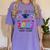 Kindergarten Graduation Class Of 2022 1st Grade Here I Come Women's Comfort Colors T-Shirt Violet